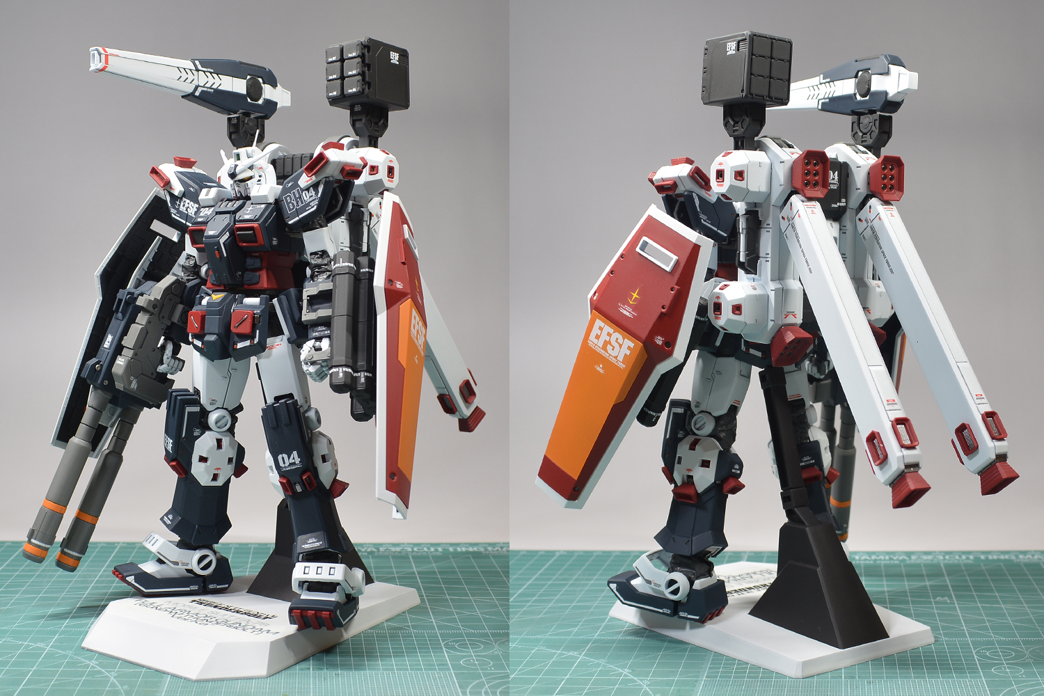 ガンプラ 素組 HG 144 フルアーマーガンダム(サンダーボルトVer.)