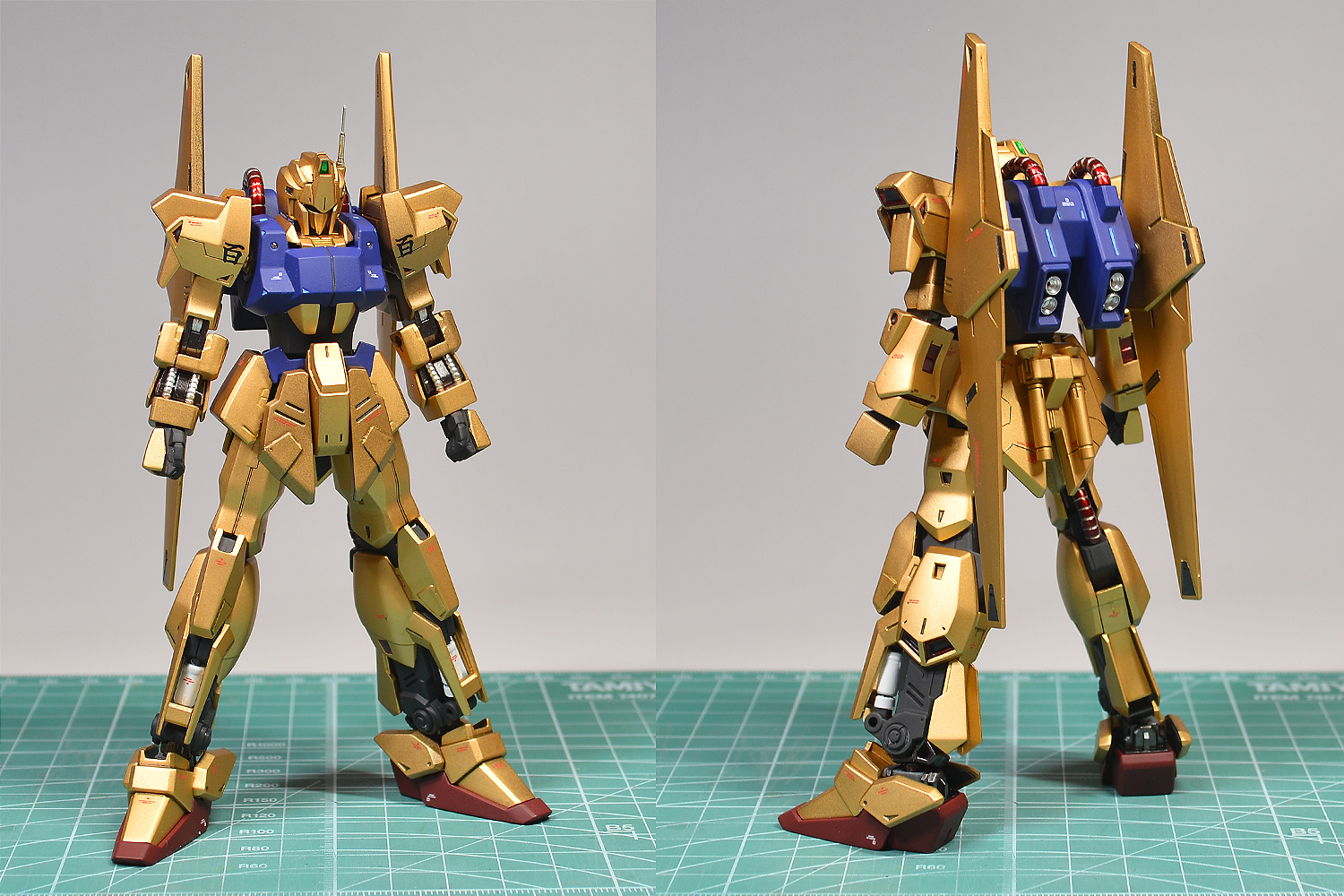 HGUC 百式の製作① 改修・合わせ目消し | ガンダムブログはじめました