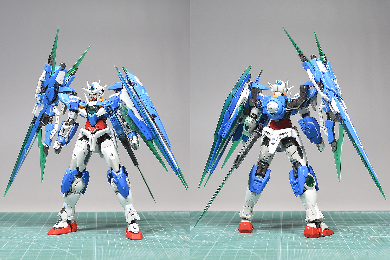 Rg ダブルオークアンタフルセイバーの製作 塗装 ガンダムブログはじめました