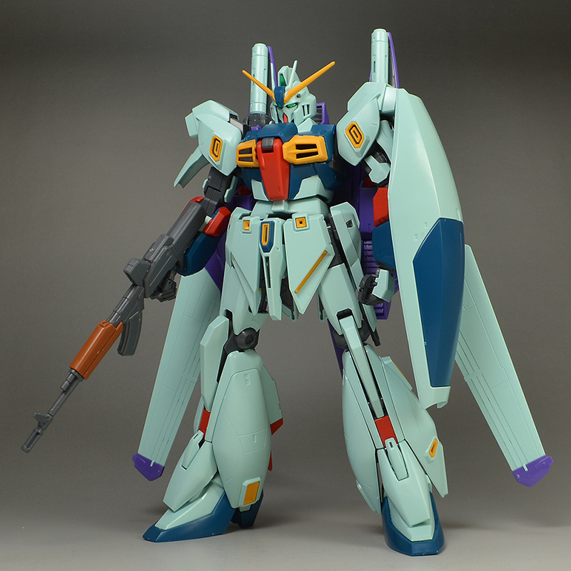 MG 1/100 リ・ガズィ・カスタム 塗装完成品 プレミアムバンダイ-