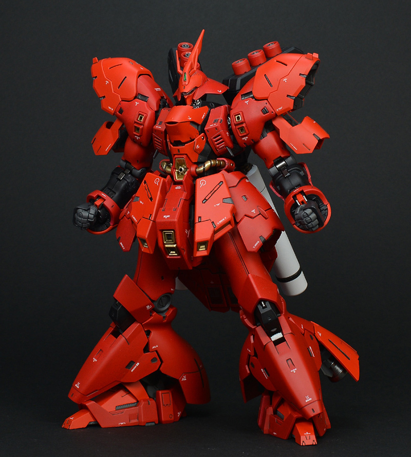 RG MSN-04 SAZABI 全塗装・完成品 ホワイトカラー サザビー - プラモデル