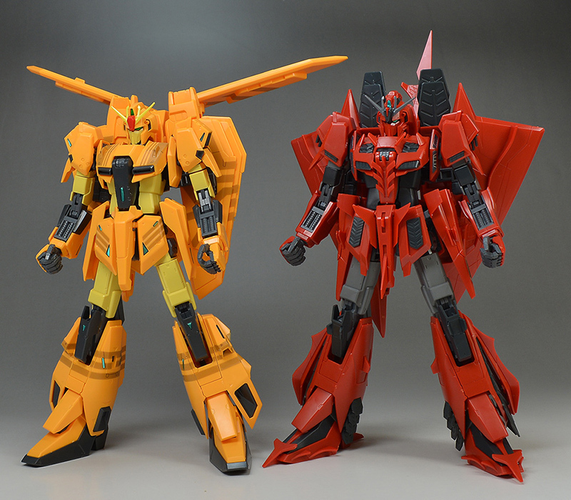 ＭＧ 1/100 ゼータガンダム3号機B型グレイ・ゼータ\u0026P2型レッド