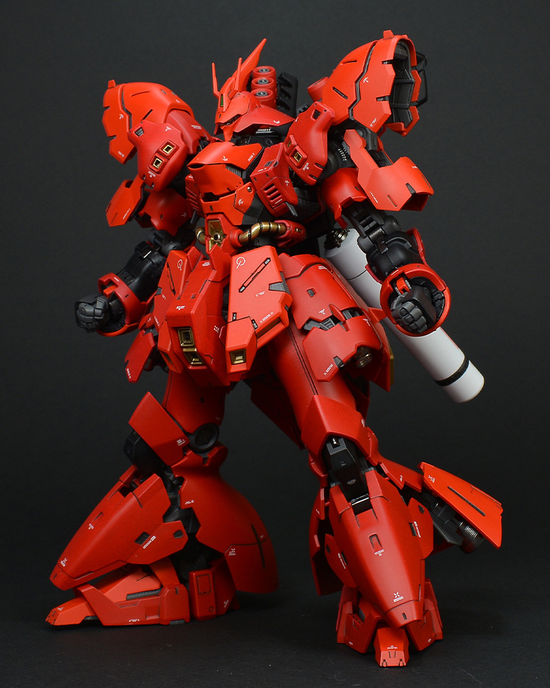 RG 1/144 サザビー SAZABI 徹底塗分け&ディテールアップ 全塗装 改修 