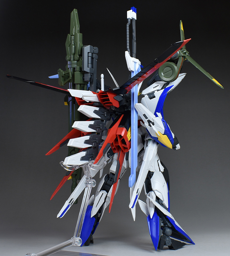 MG エクリプスガンダム+マニューバストライカー 全塗装 完成品