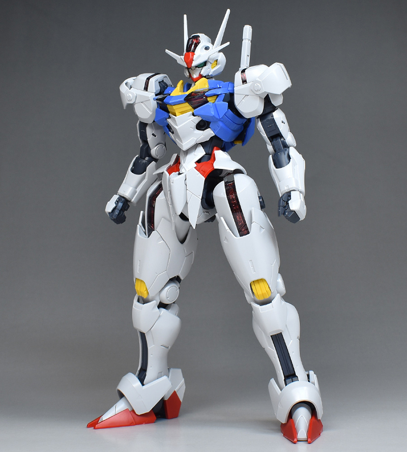 フルメカニクス ガンダム エアリアル オリジナル塗装 完成品 ガンプラ