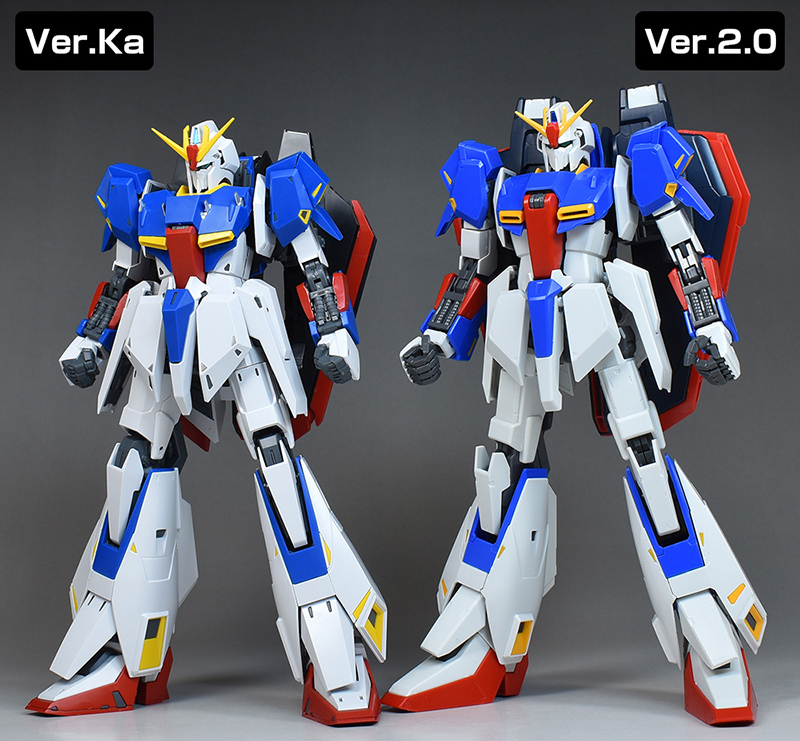 MG Zガンダム ver.Ka 全塗装 小顔改修 完成品 - 模型/プラモデル