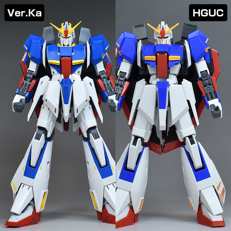 MG Zガンダム Ver.ka 改修詳細 改修全塗装完成品 - プラモデル