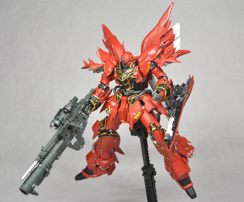 ガンプラ RG 1/144 シナンジュ 塗装完成品 RG 1/144 シナンジュ 全塗装完成品 ガンプラ キャンディー塗装