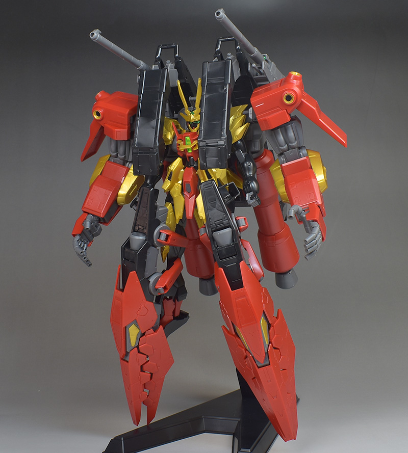 ビルドメタバース ガンプラ HG 1/144 ティフォエウスガンダム 塗装完成