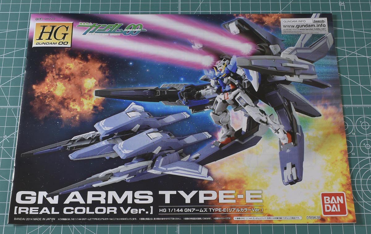 新品未使用 HG GNアームズタイプE リアルカラーVer.  未組立 HG GNアームズ TYPE-E（リアルカラーVer.）のパッケージ
