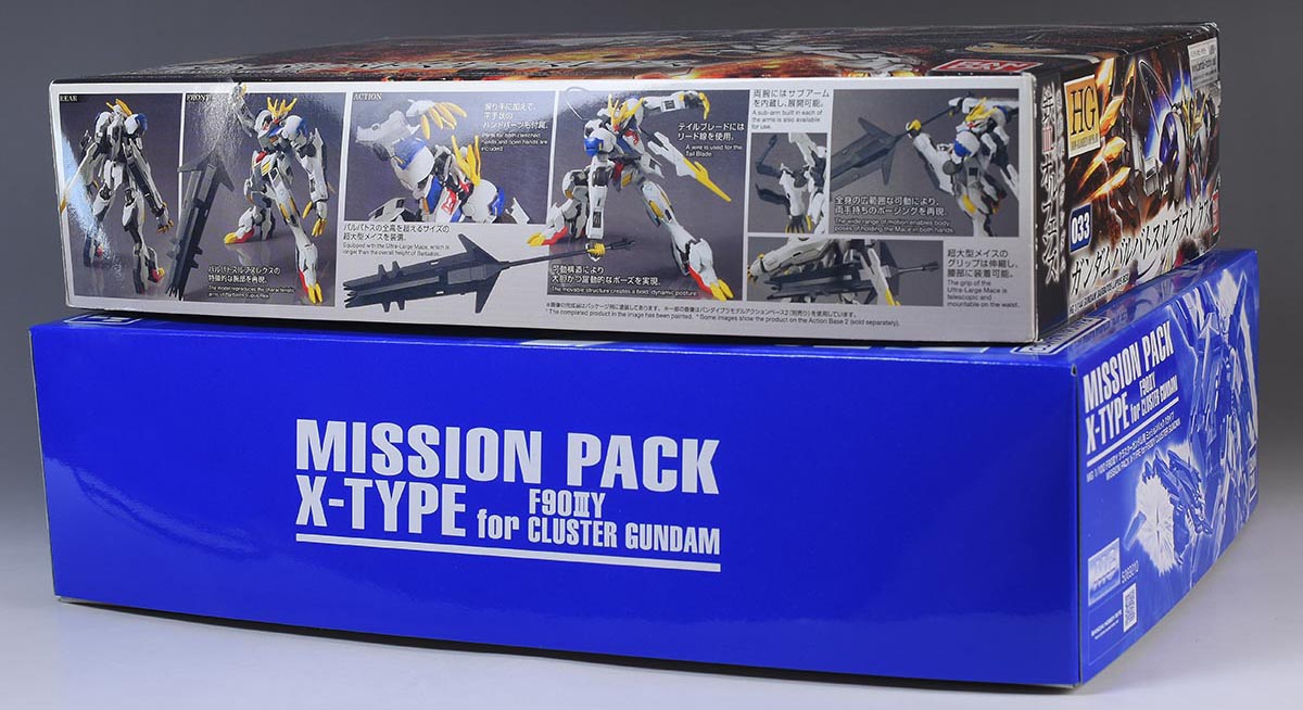 Ｆ９０IIIＹ クラスターガンダム& ミッションパック Xタイプ&専用ハンガー MG 1/100 F90IIIY クラスターガンダム用 ミッションパック Xタイプ